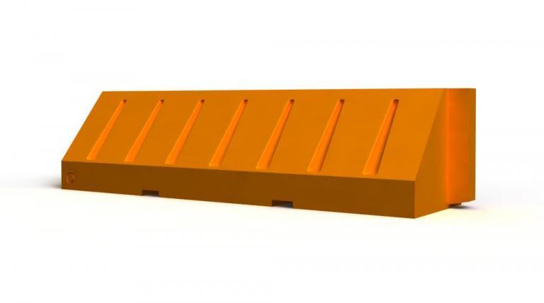 24 inch Low Profile Water Filled Plastic Jersey Barrier